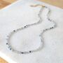 K2 Jasper Skinny Gemstone Beaded Necklace, thumbnail 3 of 7