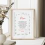 Personalised Christmas Poem For Mum – Heartfelt Verse Gift, thumbnail 2 of 7
