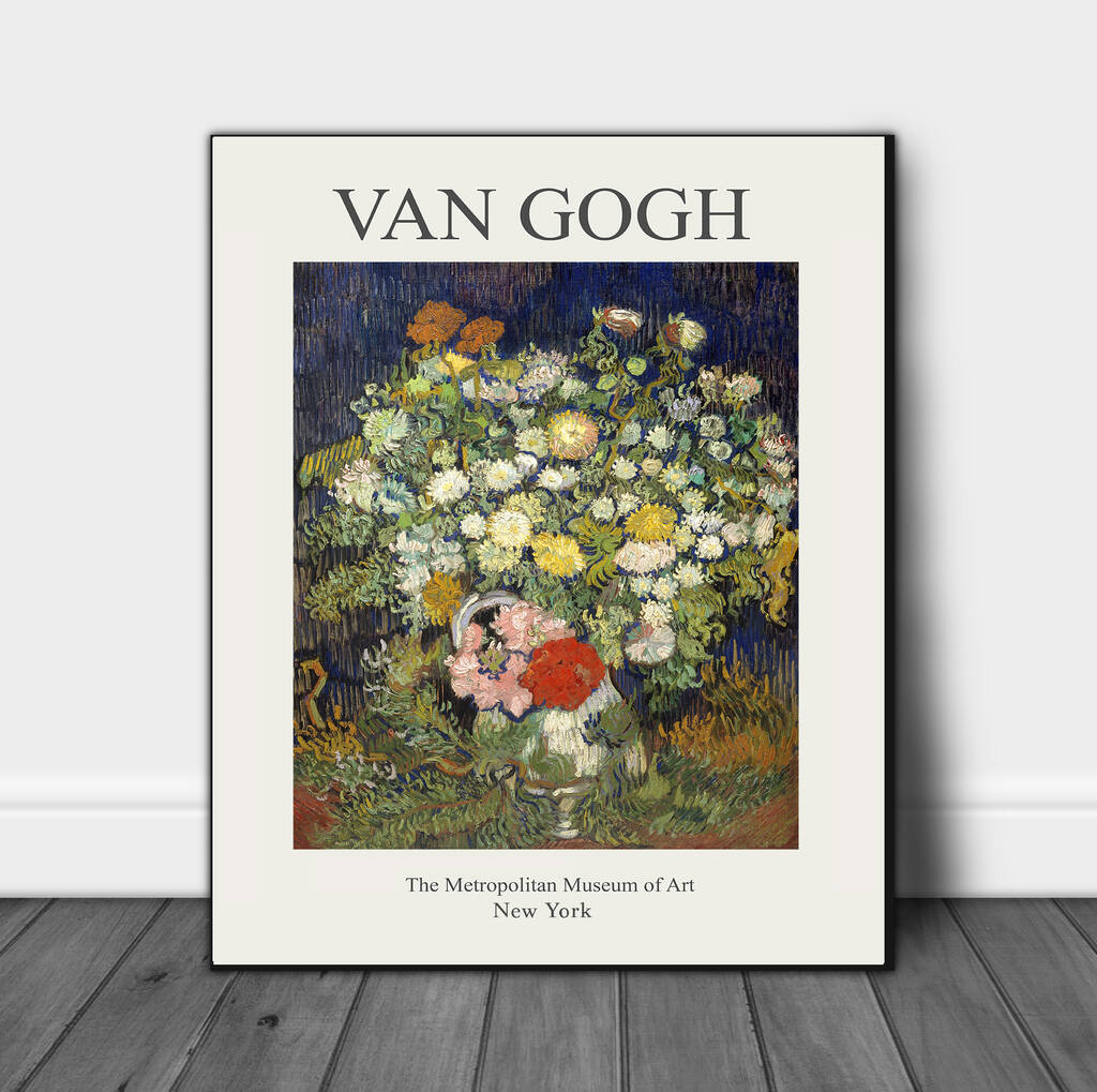 Van Gogh 1890 Bouquet Of Flowers, 1 of 3