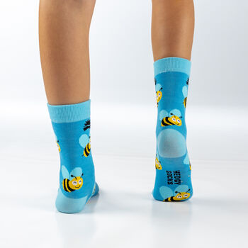 Kids Bamboo Socks | Bee Socks | Sustainable Socks | Eco, 2 of 3