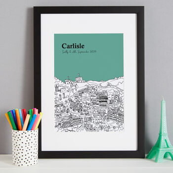 Personalised Carlisle Print, 6 of 8