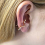 Gold Plated Star Ear Cuffs, thumbnail 1 of 8