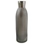 50cm Smoke Grey Diamond Tall Glass Vase, thumbnail 4 of 4