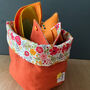 Children’s Sewing / Knitting / Project Bag / Orange, thumbnail 1 of 6