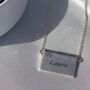 Mother's Day Personalised Silver Envelope Necklace, thumbnail 1 of 7