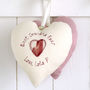 Personalised Hanging Heart Engagement Gift, thumbnail 5 of 12