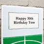 'Football' Personalised Birthday Card, thumbnail 4 of 4