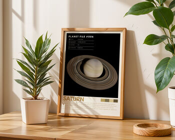 The Solar System Set Of Eight Planet Prints, 7 of 12