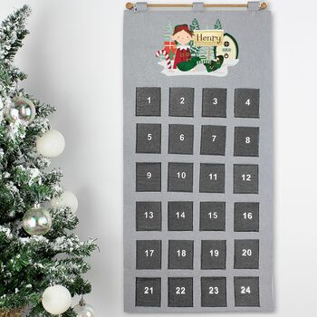 Personalised Christmas Elf Advent Calendar, 2 of 2