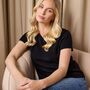 Lillie Cashmere Tee, thumbnail 4 of 11
