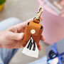 Lifetime Guarantee Personalised Leather Dog Poop Bag Holder With Hot Stamped Dog Name, thumbnail 1 of 3