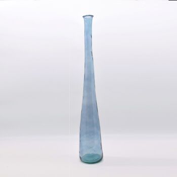 Recycled Glass Vase | 120cm Bottle | Six Colours, 3 of 6