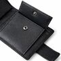 Personalised Black Mens Faux Leather Wallet, thumbnail 4 of 5