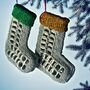 Christmas Stocking Decoration Hand Made Drinks Cans, thumbnail 5 of 12