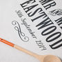 Personalised Mr And Mrs Anniversary Tea Towel Cotton, thumbnail 2 of 4