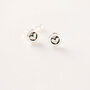 Personalised Teacher Gift Sterling Silver Heart Earrings And Thank You Card, thumbnail 2 of 6