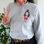 Create You Own Personalised Fashion Sweatshirt Top, thumbnail 2 of 6