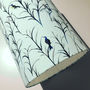 Watercolour Bird Drum Lampshade Mint Green, thumbnail 9 of 9