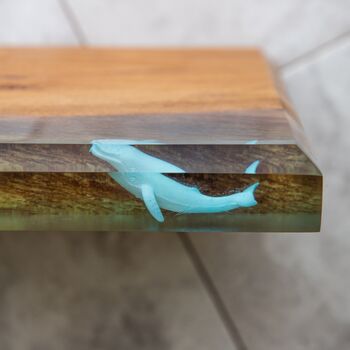 Turquoise Whale Tropical Cheese Board, 3 of 11