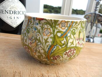 Open Sugar Bowl In William Morris Golden Lily Design, 5 of 8