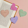 Personalised Leather Heart Bookmark, thumbnail 1 of 6