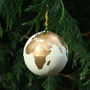 Personalised Hand Painted World Globe Bauble, thumbnail 1 of 9