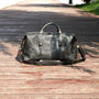 Genuine Leather Holdall Large, thumbnail 2 of 12