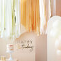 Peach And Gold Streamer Ceiling Decoration, thumbnail 1 of 3