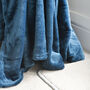 Personalised Blue Pet Blanket, thumbnail 4 of 5