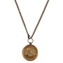 Engraved Bronze Compass Necklace Gift, thumbnail 5 of 12