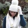 Cashmere Gloves, Hat And Scarf Personalised Gift Set, thumbnail 2 of 10