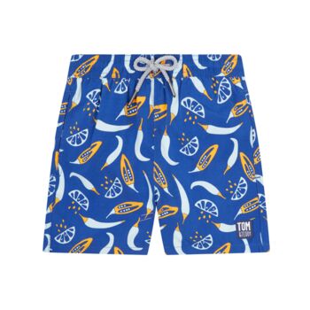 Father And Son Matching Chilli Swim Shorts, 6 of 8