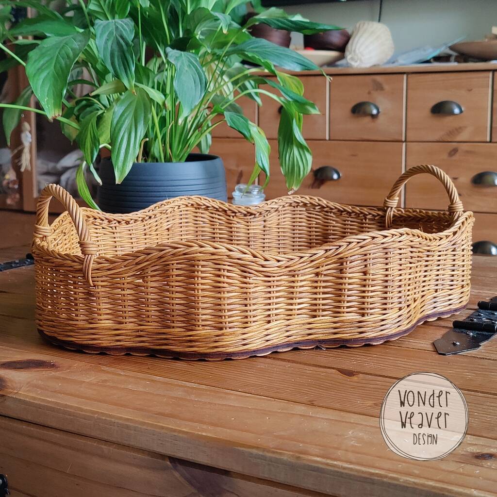Rattan Large Tray, 1 of 5