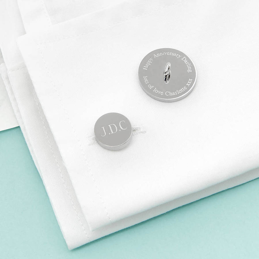 Image of Personalised My North My South My East Cufflinks