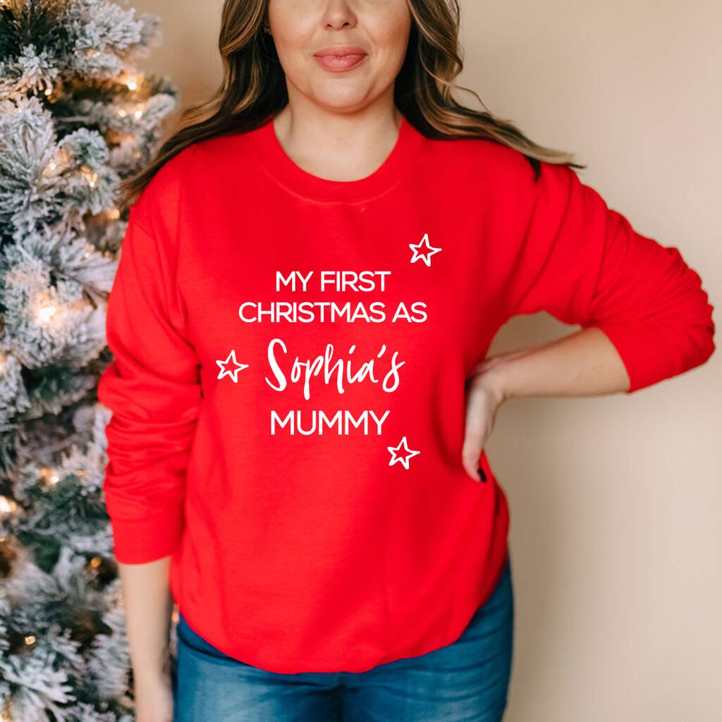 to mummy on my first christmas