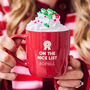 Personalised Nice List Christmas Mug, thumbnail 1 of 2