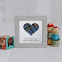 Personalised Baby Frame With Scottish Tartan Picture, thumbnail 2 of 5