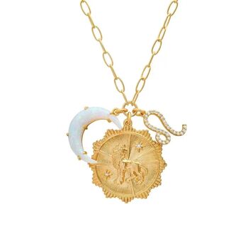 Celestial Zodiac Coin Necklace, 4 of 12