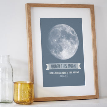 'Under This Moon' Personalised Print, 5 of 8