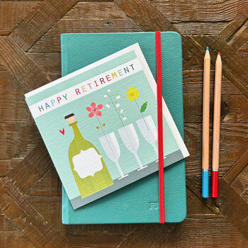Happy Retirement Champagne Card, 4 of 5