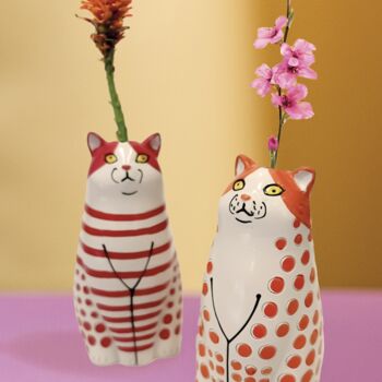 Handcrafted Cat Bud Vase, 7 of 7