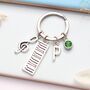 Personalised Piano Keyring Keyboard, Music Teacher Gift, thumbnail 1 of 10