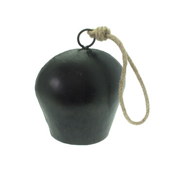 Zang Large Black Iron Cow Bell, 4 of 4