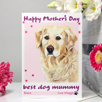 Golden Retriever Mother's Day Card, 5 of 7