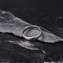 Minimalistic 5mm Engraved Silver Band Ring Unisex, thumbnail 5 of 11