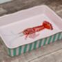 Lobster Patterned Rectangular Baking Dish, 30cm, thumbnail 3 of 4