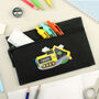 Personalised Cute Digger Pencil Case For School, thumbnail 1 of 2