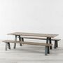 Trent Natural Solid Wood Dining Table, thumbnail 2 of 7
