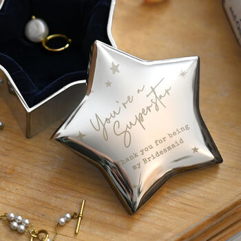 Personalised 'You're A Superstar' Trinket Box, 3 of 7