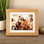Personalised Solid Oak Mounted Photo Frame With Size Options, thumbnail 3 of 8